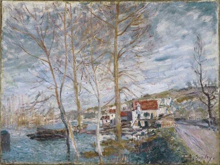 Alfred Sisley Inondation a Moret France oil painting art